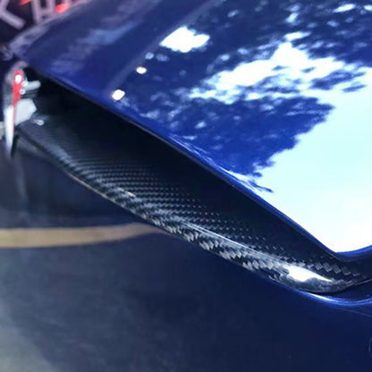 Real Carbon Fiber Front Bumper Inlay For Tesla Model X 2017-2023