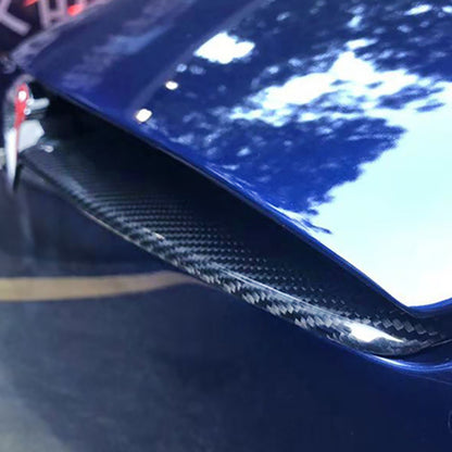 Real Carbon Fiber Front Bumper Inlay For Tesla Model S