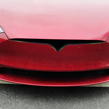Real Carbon Fiber Front Bumper Inlay For Tesla Model S