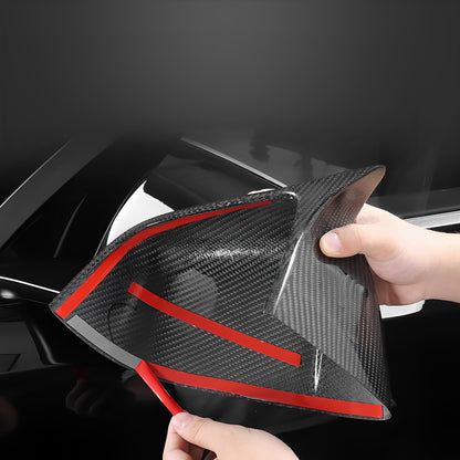 Real Carbon Fiber Mirror Caps For Tesla Model S/3/X/Y