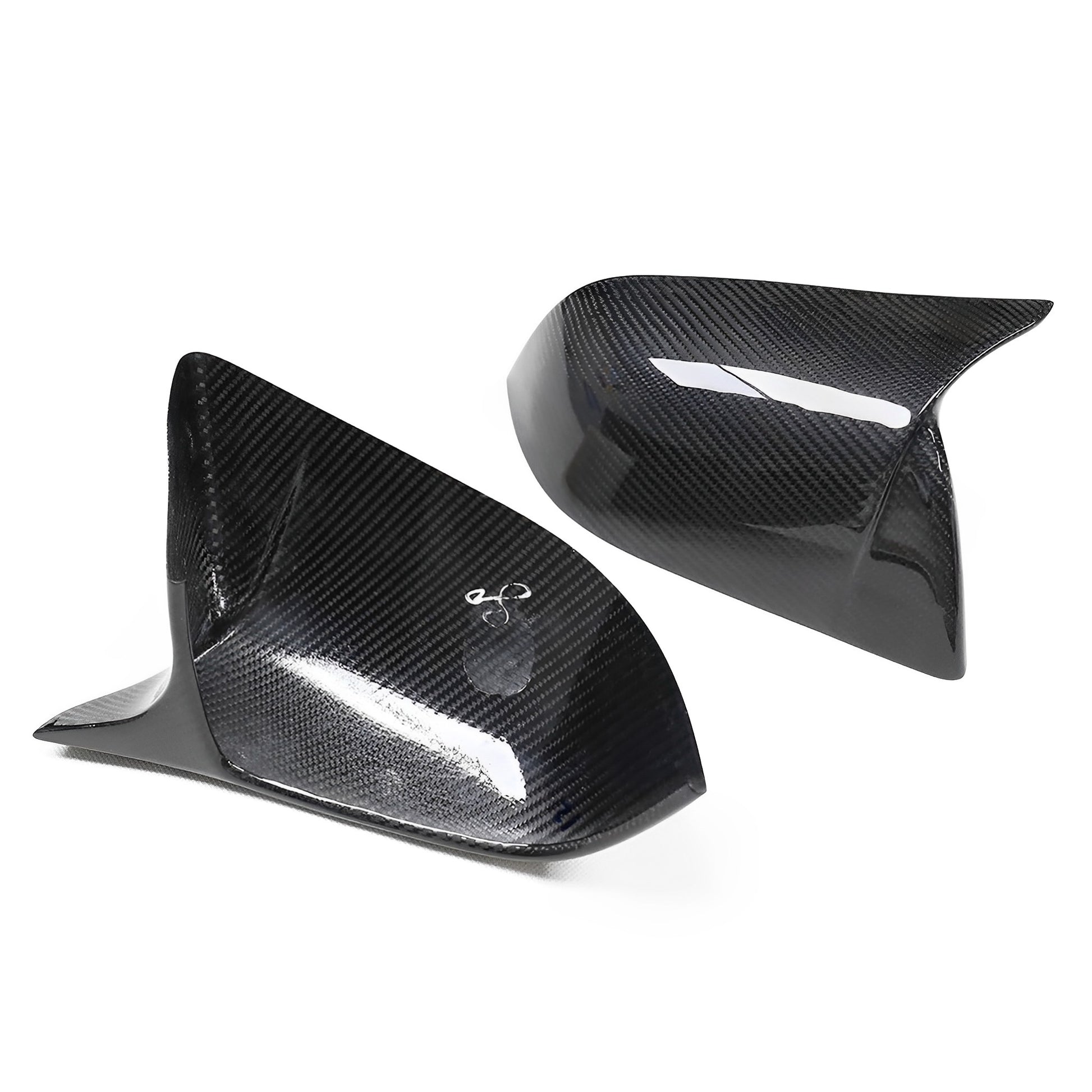 Rear Carbon Fiber Mirror Caps For Tesla Model 3 & Y by Yeslak