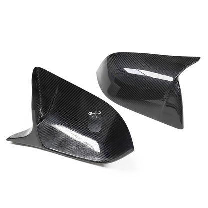 Rear Carbon Fiber Mirror Caps For Tesla Model 3 & Y by Yeslak