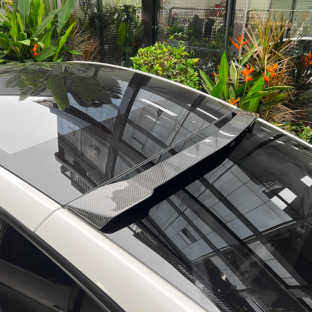 Tesla Model Y Spoiler Rear Rood 2020–2026+ Tesla Model Y Juniper Carbon Fiber Rear Roof Spoiler ...