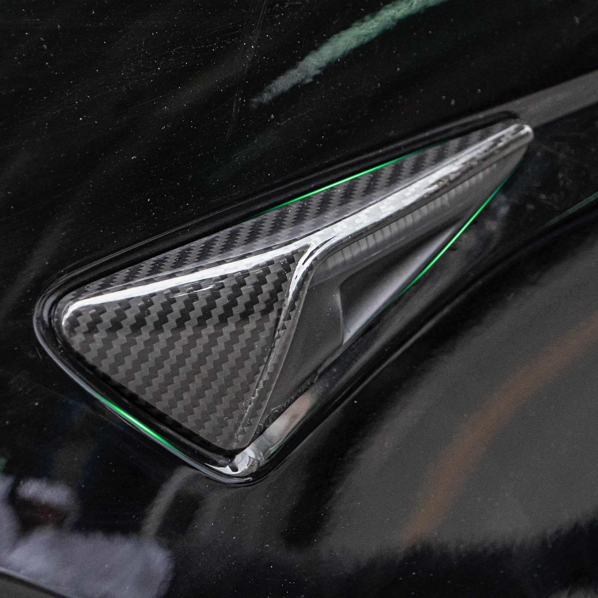 Real Carbon Fiber Side Camera Cover For Tesla Model 3/Y