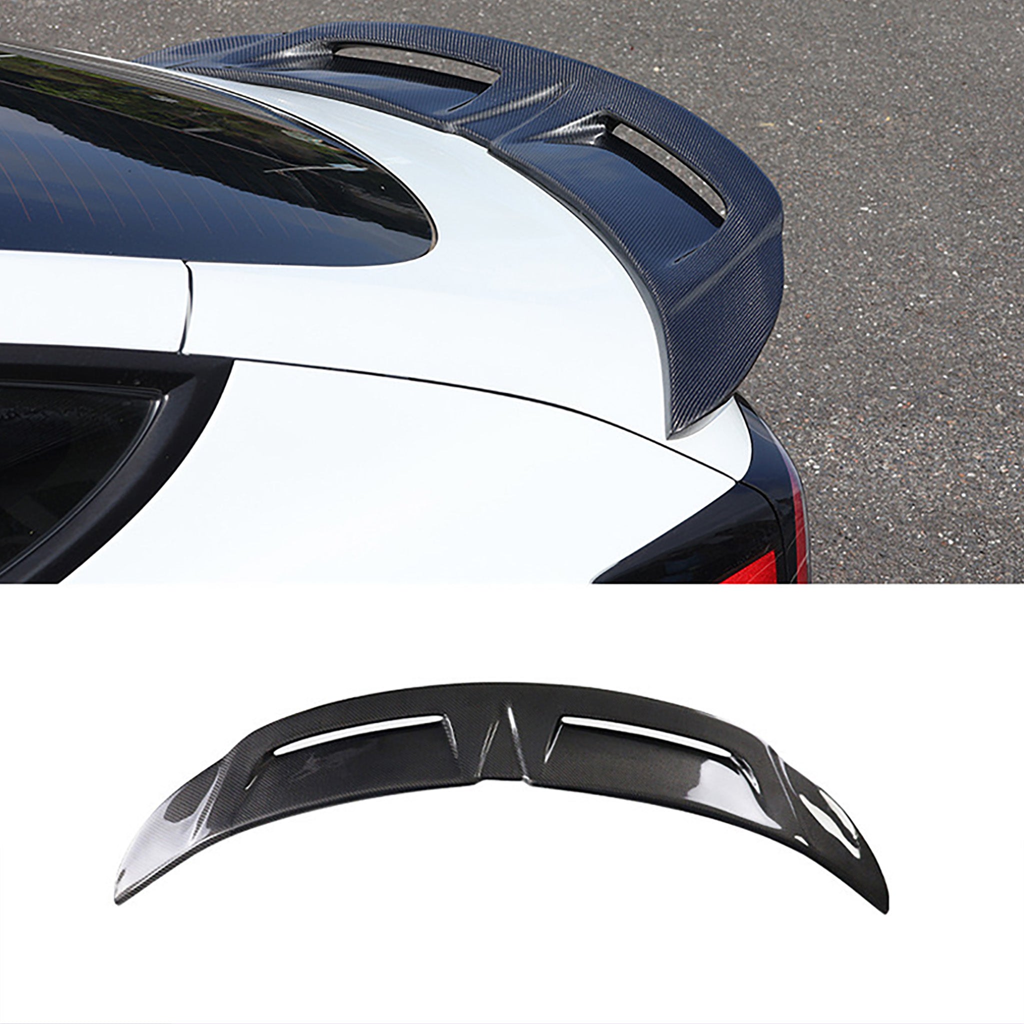 Tesla Model 3 Highland Carbon Fiber Spoiler Wing 2024+ – Glossy Finish ...