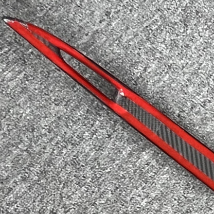 Real Carbon Fiber Trunk Chrome Trim For Tesla Model S 2015-2020