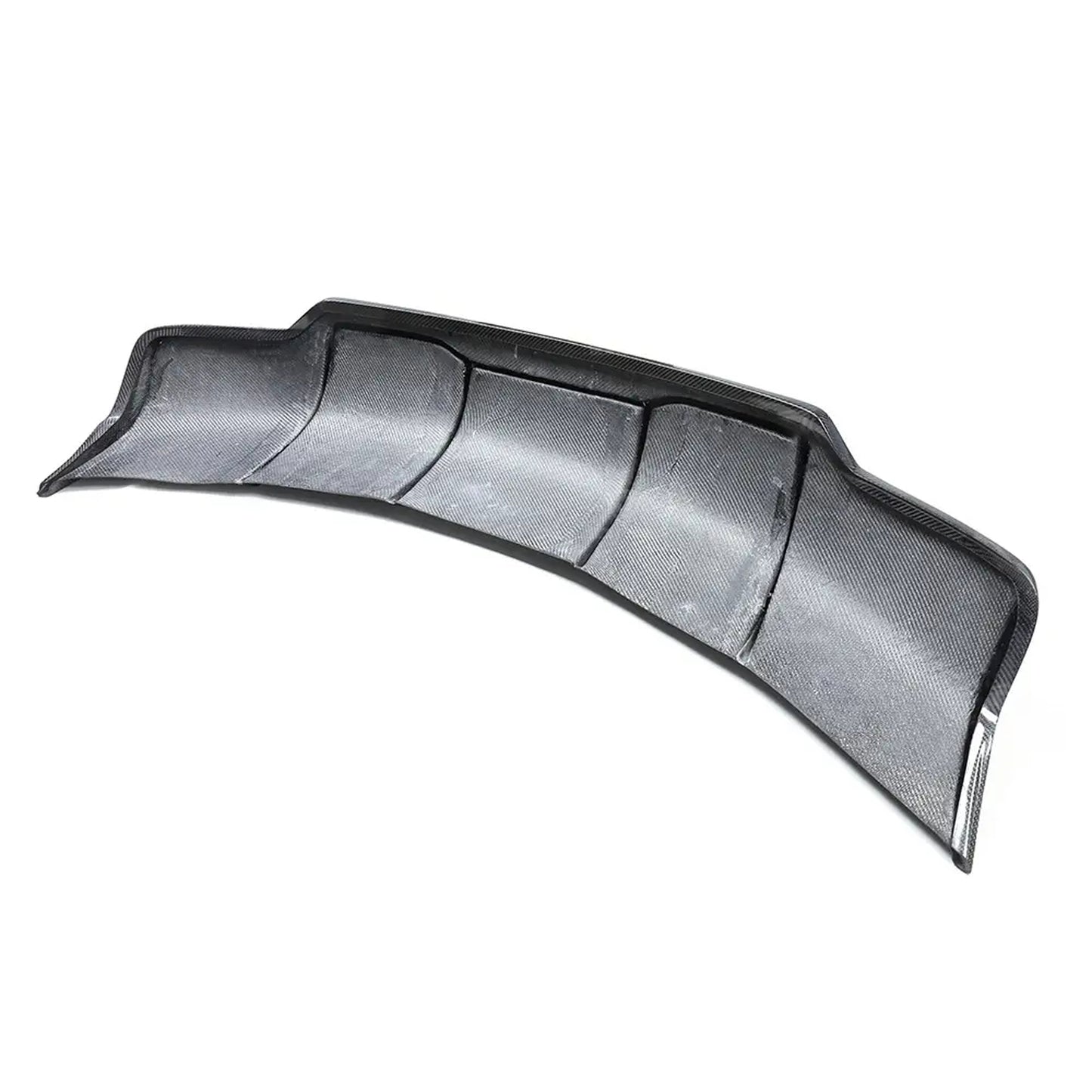Real Carbon Fiber V-Style Rear Diffuser For Tesla Model 3