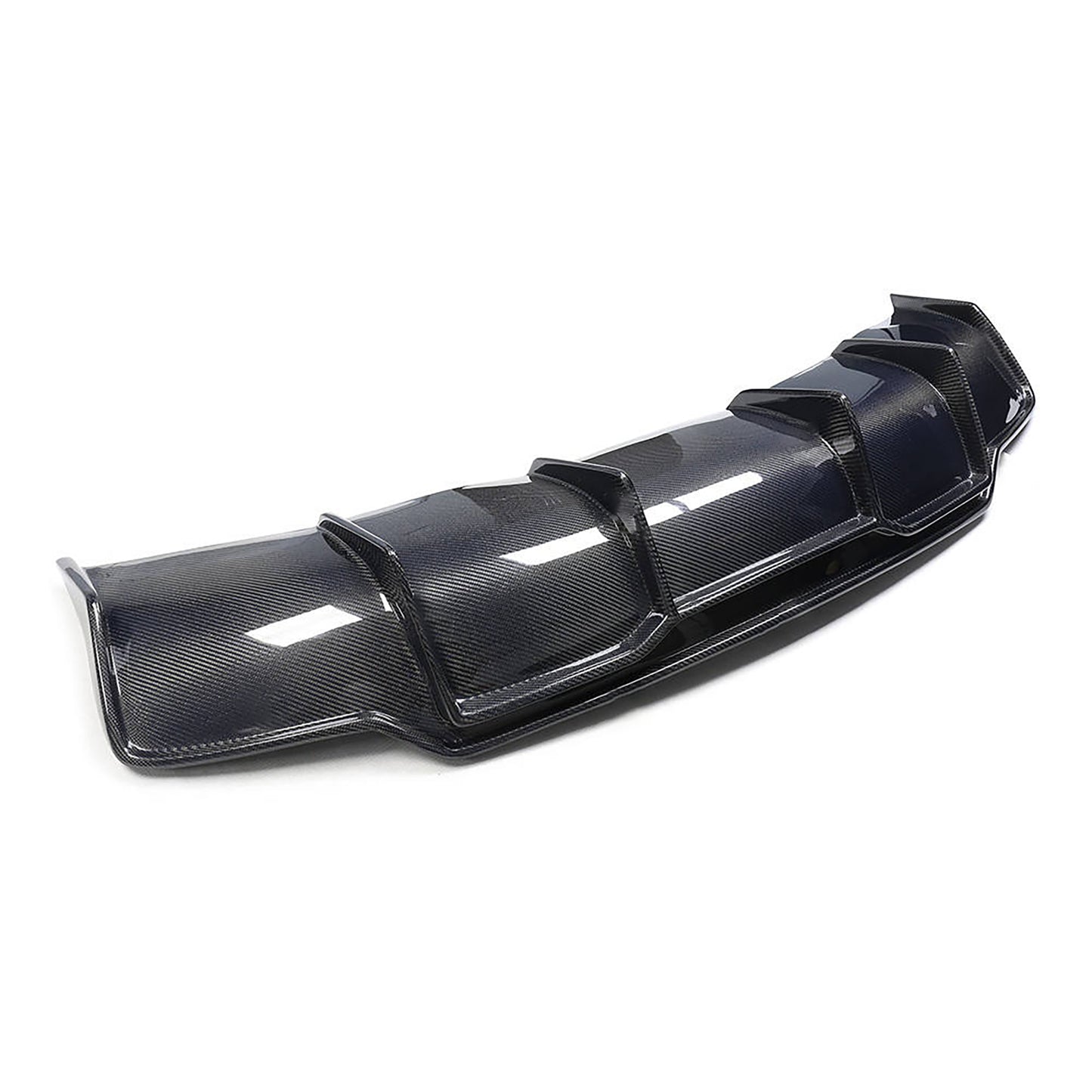 Real Carbon Fiber V-Style Rear Diffuser For Tesla Model 3