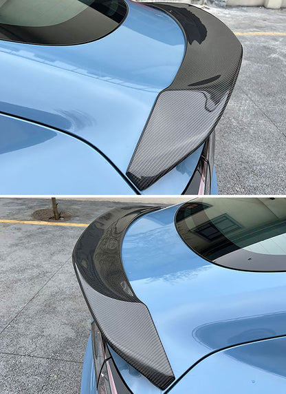 Real Carbon Fiber V-Style Spoiler for Tesla Model 3