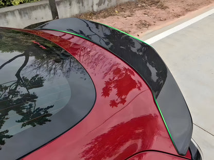 Real Carbon Fiber V-Style Spoiler for Tesla Model 3