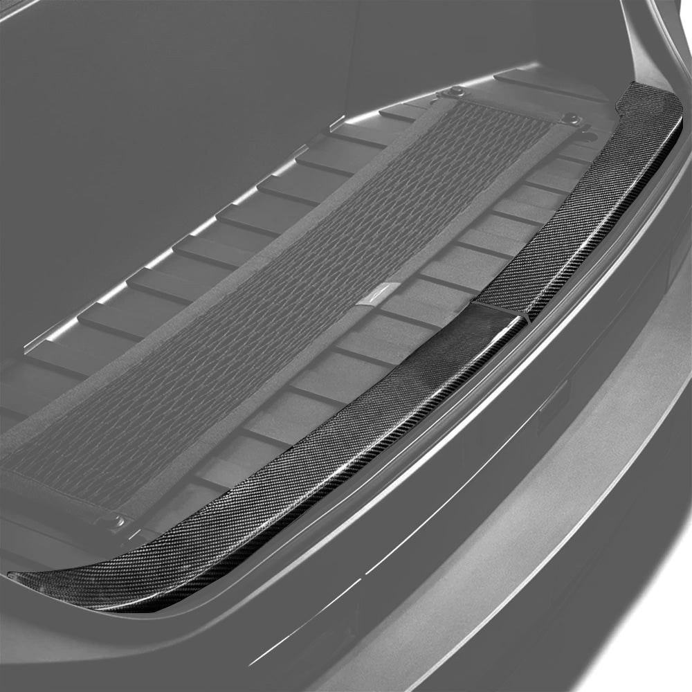 Real Carbon Fiber Frunk Sill Overlay for Tesla Cybertruck - High-Gloss or Matte Finish