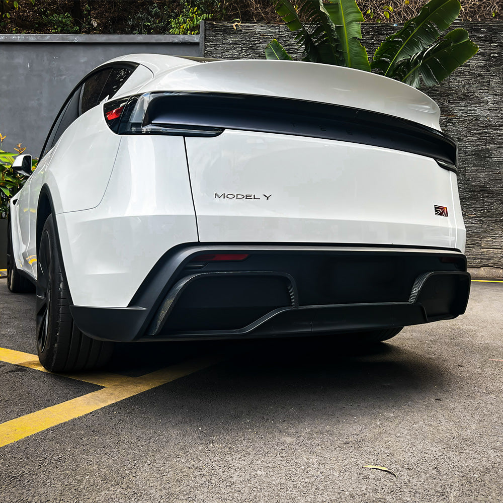 Copertura Paraurti Posteriore A Nido D'Ape In ABS Per Tesla Cybertruck 2024, Modello Fibra Di Carbonio Opaco, 2 Pezzi - 4