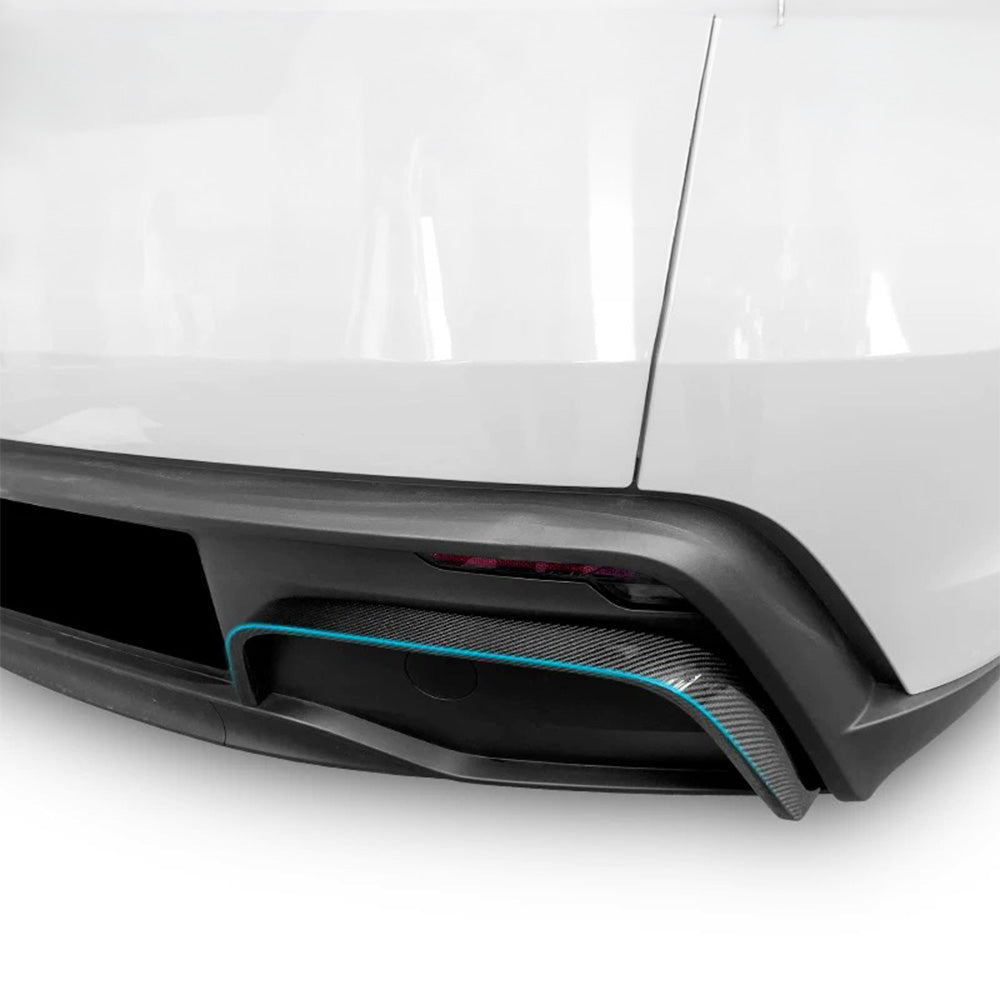 Copertura Paraurti Posteriore A Nido D'Ape Per Tesla Cybertruck 2024 - Modello In Fibra Di Carbonio Opaco, ABS, Set Da 2 Pezzi, Accessorio Auto