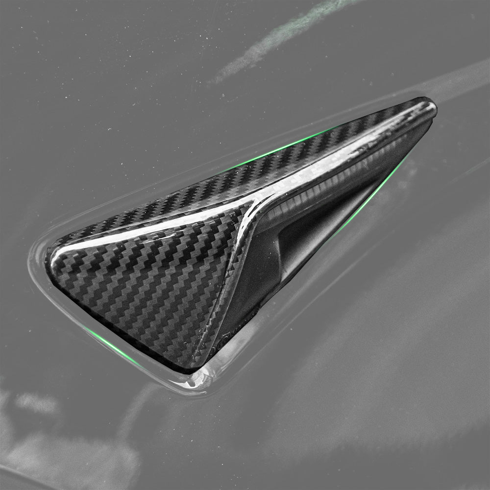 Real Carbon Fiber Side Camera Cover For Pre-Refresh Model S / X (2016-2020)