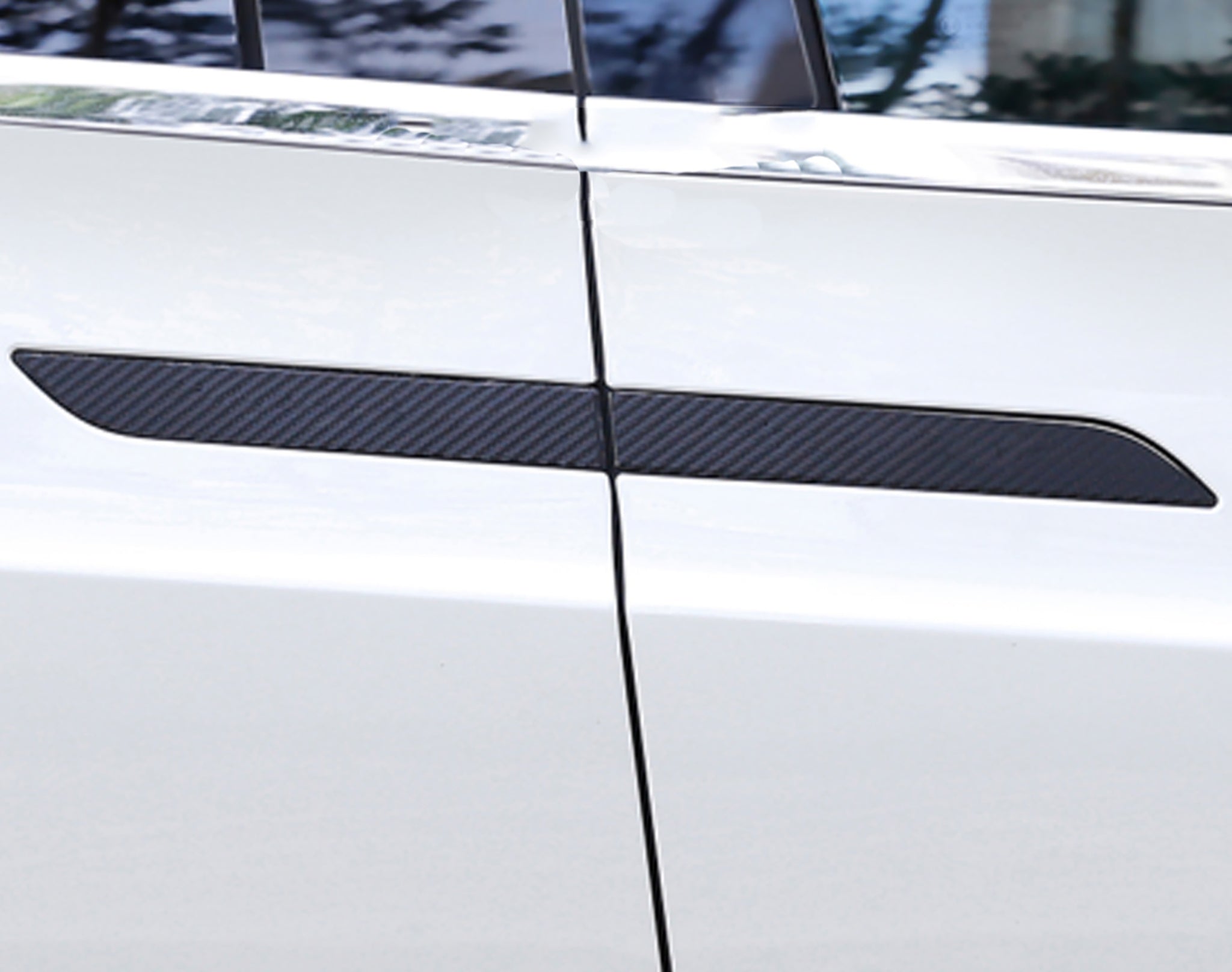 Carbon Fiber Door Handle Covers For Tesla Model X
