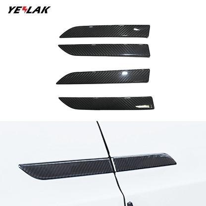 Carbon Fiber Door Handle Covers For Tesla Model X