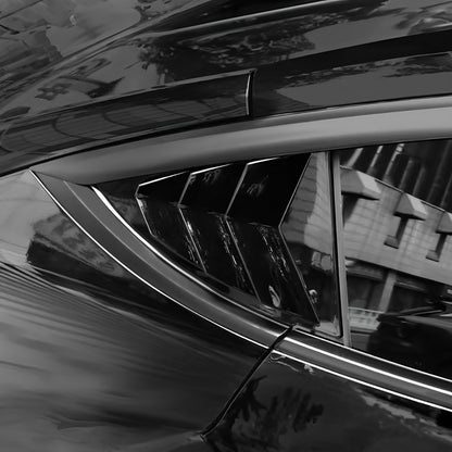 Rear Side Window Louvers For Tesla Model Y by Yeslak