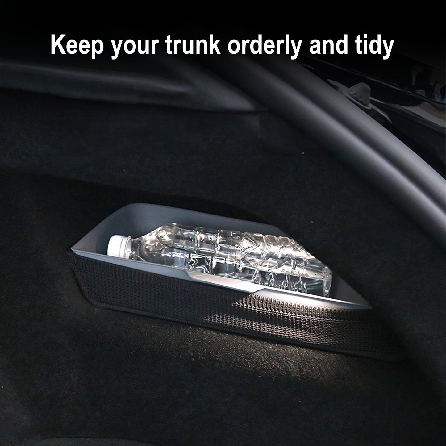 Rear Trunk Side Storage Box for Tesla Refreshed Model S 2021+