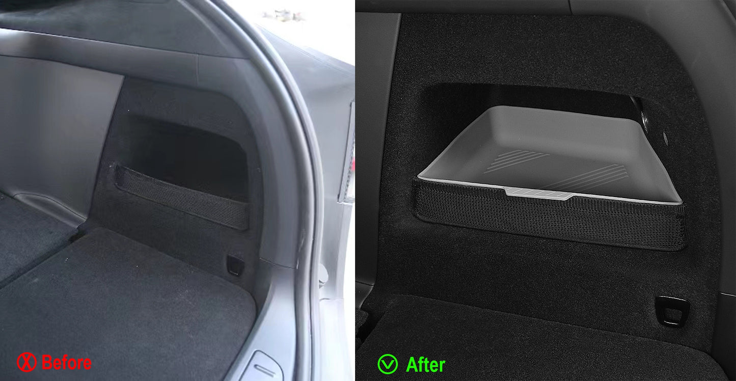 Rear Trunk Side Storage Box for Tesla Refreshed Model X 2021+ (3PCS)