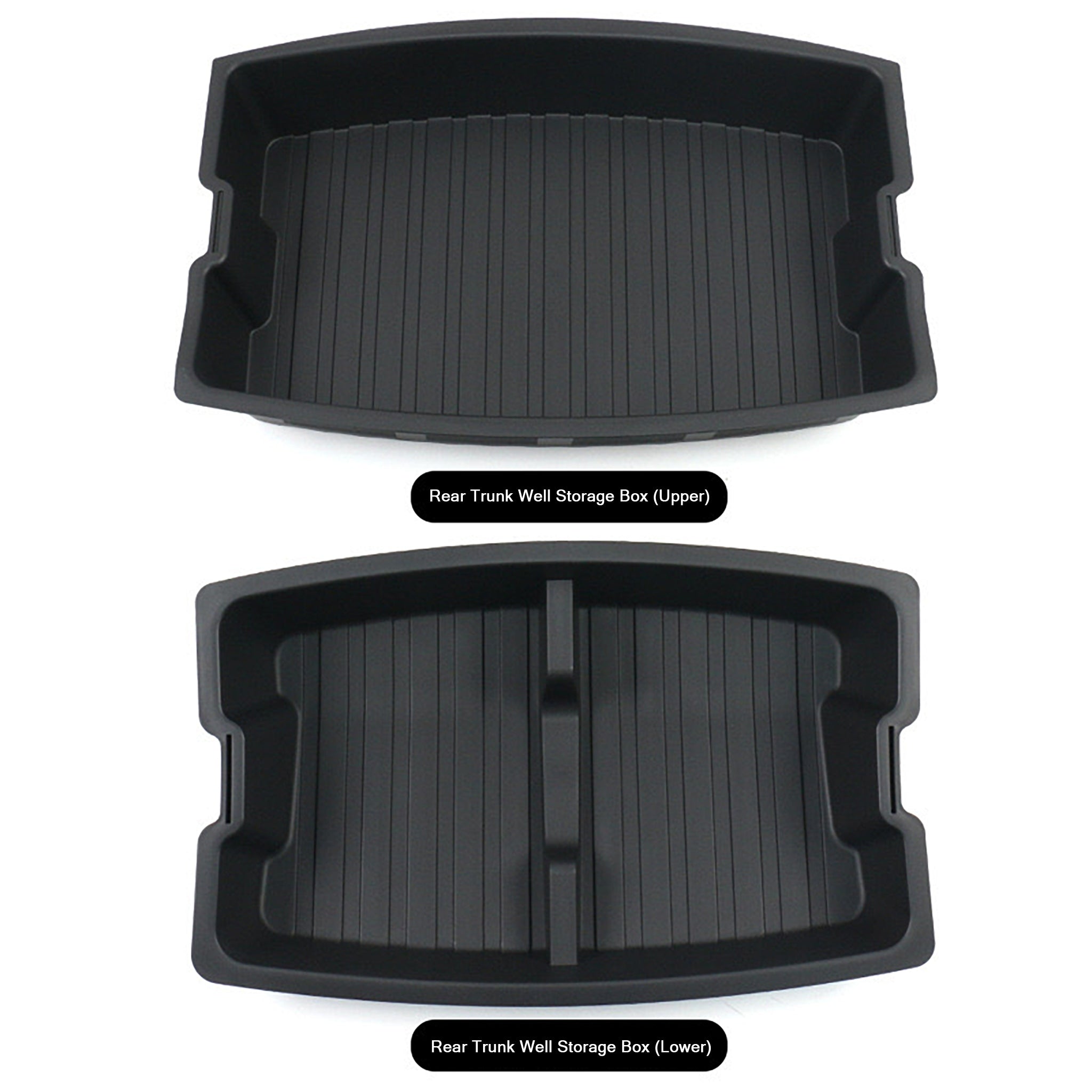 Jowua Set 2 Scatole Portaoggetti Laterali In Silicone Per Tesla - Organizer Auto Modelli S 3 X Y