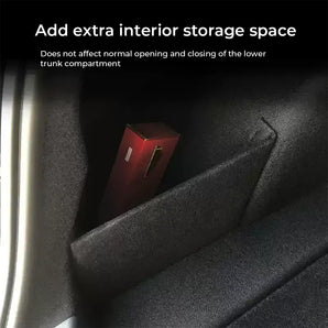 Rear Trunk Organizer Side Divider for Tesla Model YL 6-Seater