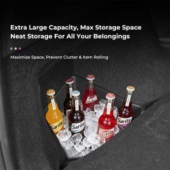 Rear Trunk Storage Bins for Tesla Model YL 6-Seater