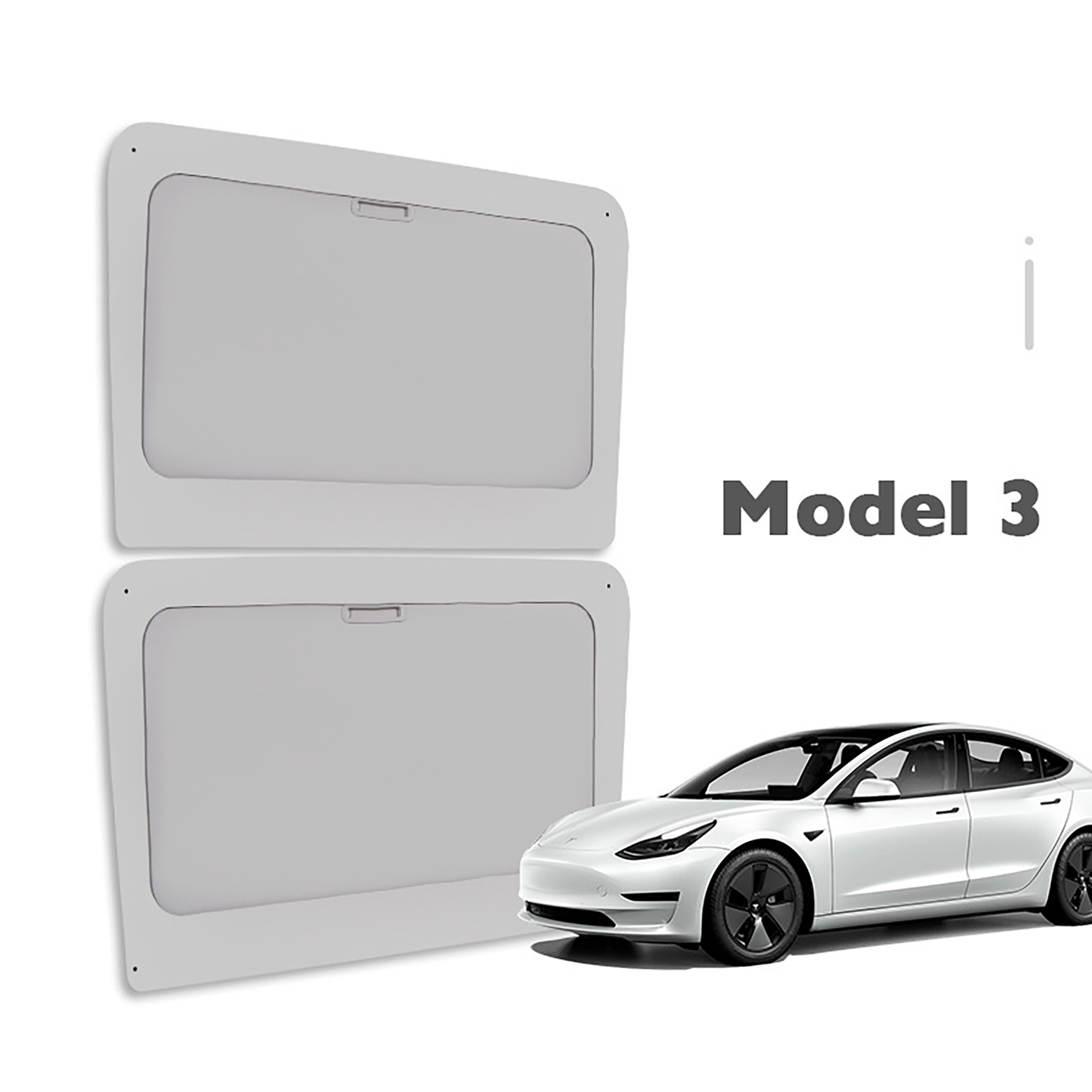 Yeslak Retractable Sunroof Shade for Tesla Model Y/3