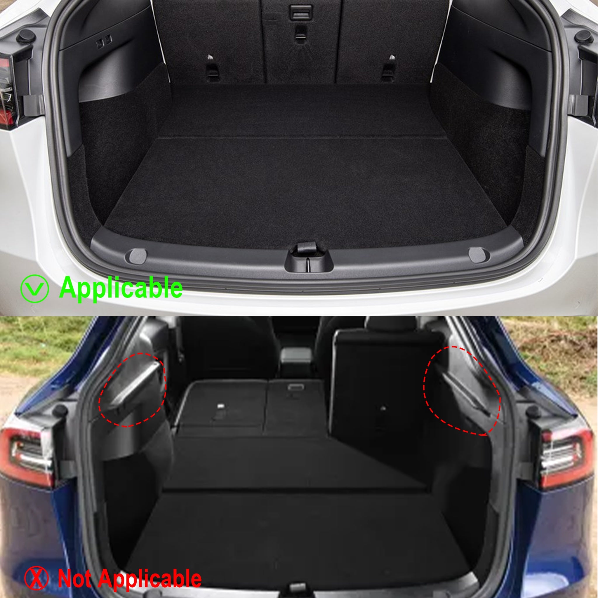Autokofferbakhoezen Achterklep Bagageruimte Voor Tesla Voor Model Y 2020-2024 Bagageverdelingsplaat Privacyscherm Hoedenplank achterkofferbak(Leer Autokofferbakhoezen Achterklep Bagageruimte Voor Tesla Voor Model Y 2020-2024 Bagageverdelingsplaat Privacyscherm Hoedenplank achterkofferbak(Leer