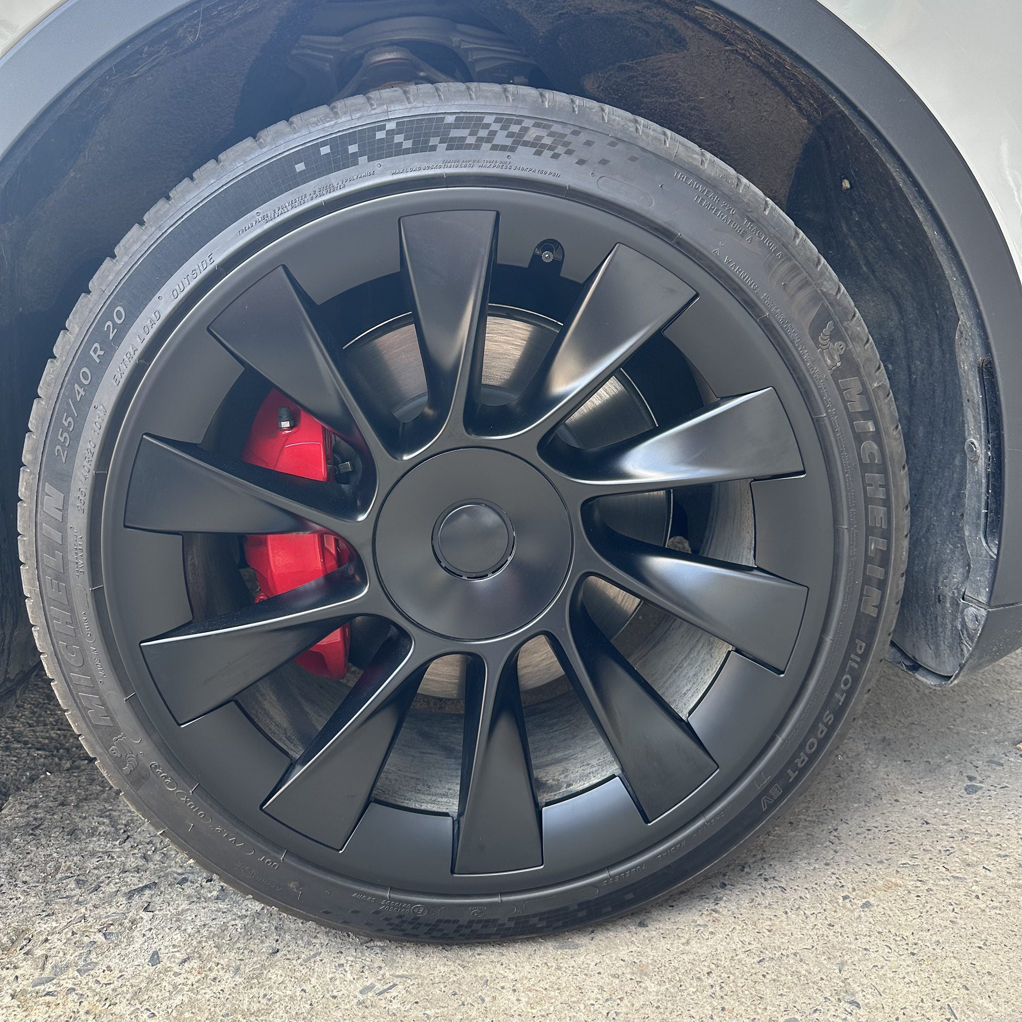 Tesla Model Y Rotor Rims Rim Protector for Tesla Model Y 20'' Induction Wheels - Stylish & Prot ...