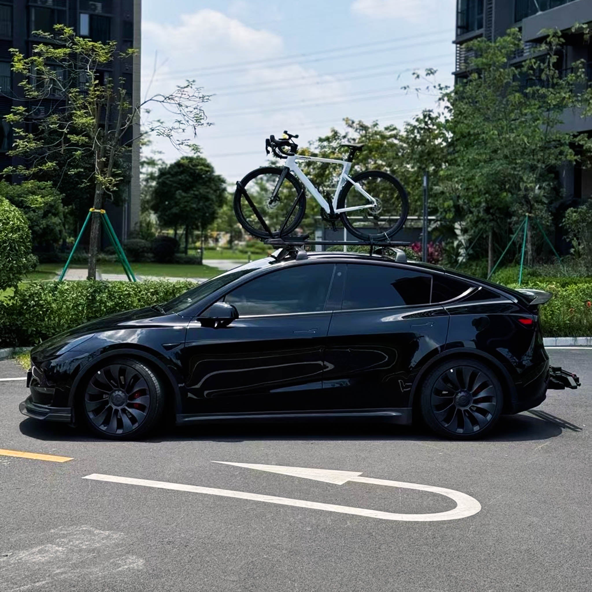 Tesla Rood Rack Tesla Model 3 & Y Camping Kit (2017–2025+) | Mattress, Roof Rack ...