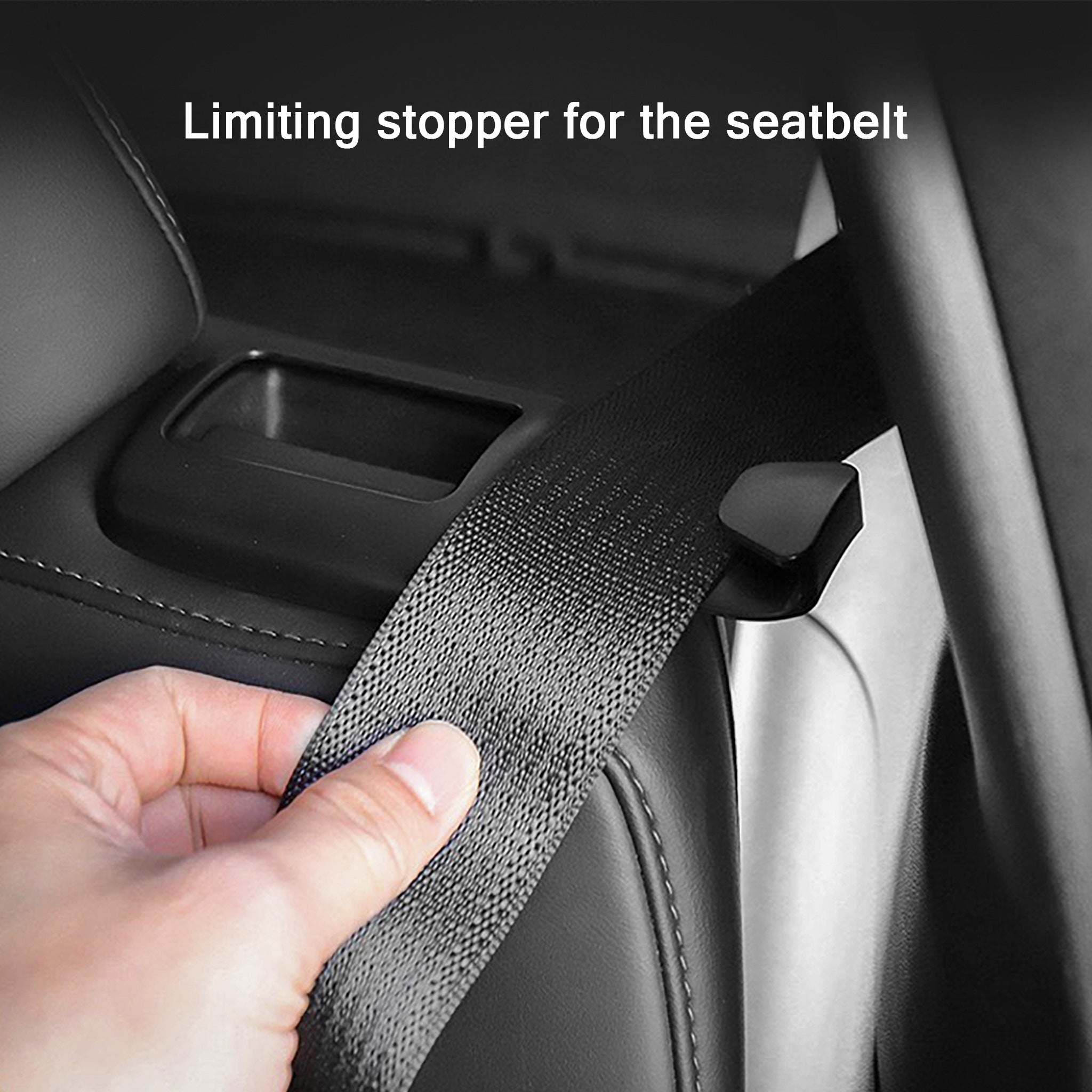 Tesla Seatbelt Stopper for Model Y Backseat