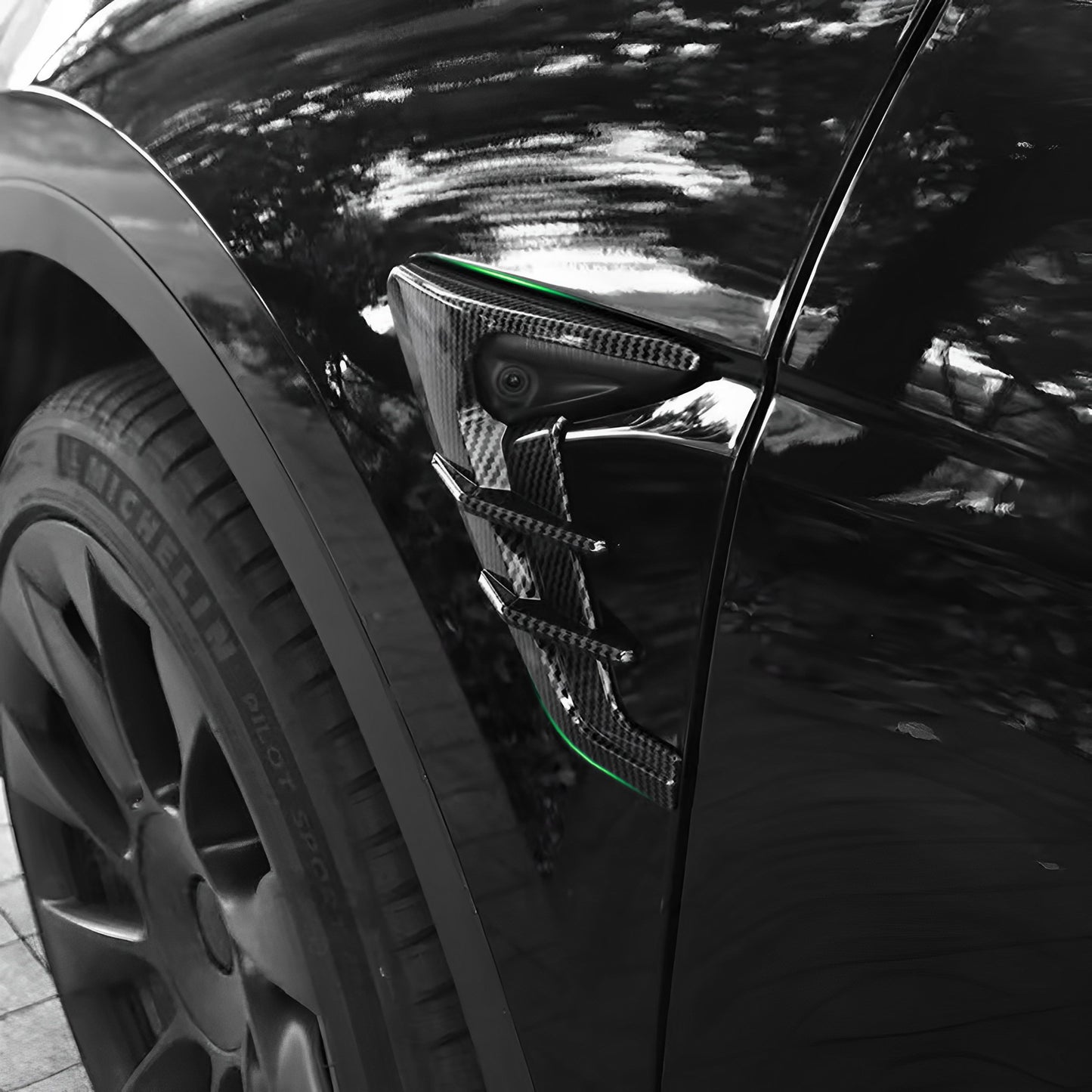 Side Camera Trim Cover For Tesla Model Y & 3