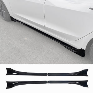 Side Skirts for 2017-2024+ Tesla Model 3 – Enhance Style & Performance (ABS Plastic)