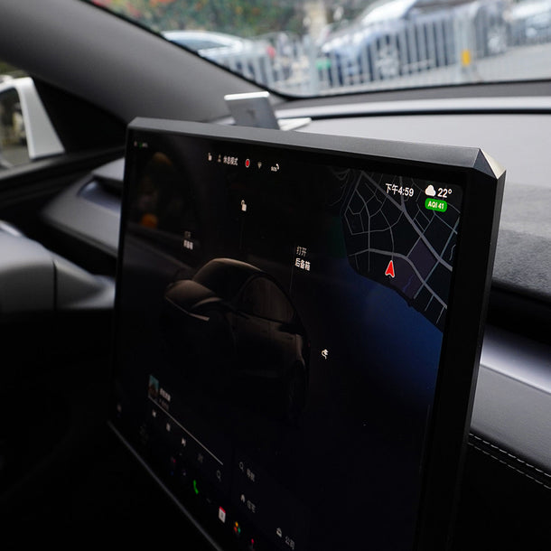 Silicone Center Screen Protection Frame for Model Y Juniper 2025 ...
