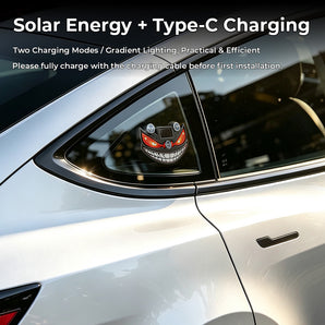 Solar Demon Eyes LED Ambient Window Light for Tesla Model 3/Y/S/X