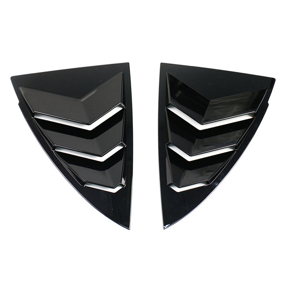 Rear Window Tesla Sport Rear Side Quarter Window Louvers for Tesla Model Y (2020–2025 ...