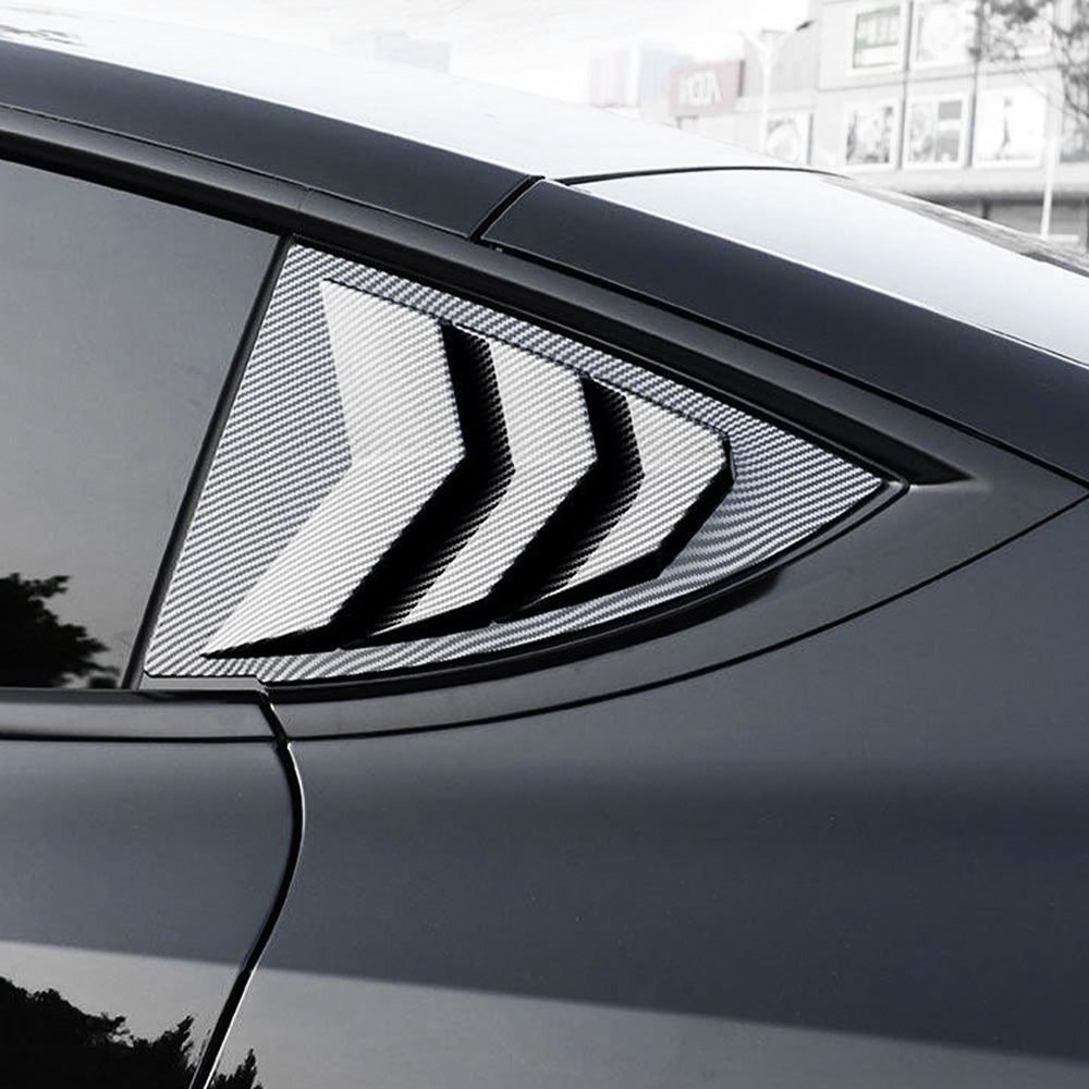 Sport Rear Side Quarter Window Louvers for Tesla Model Y (2020–2025 ...