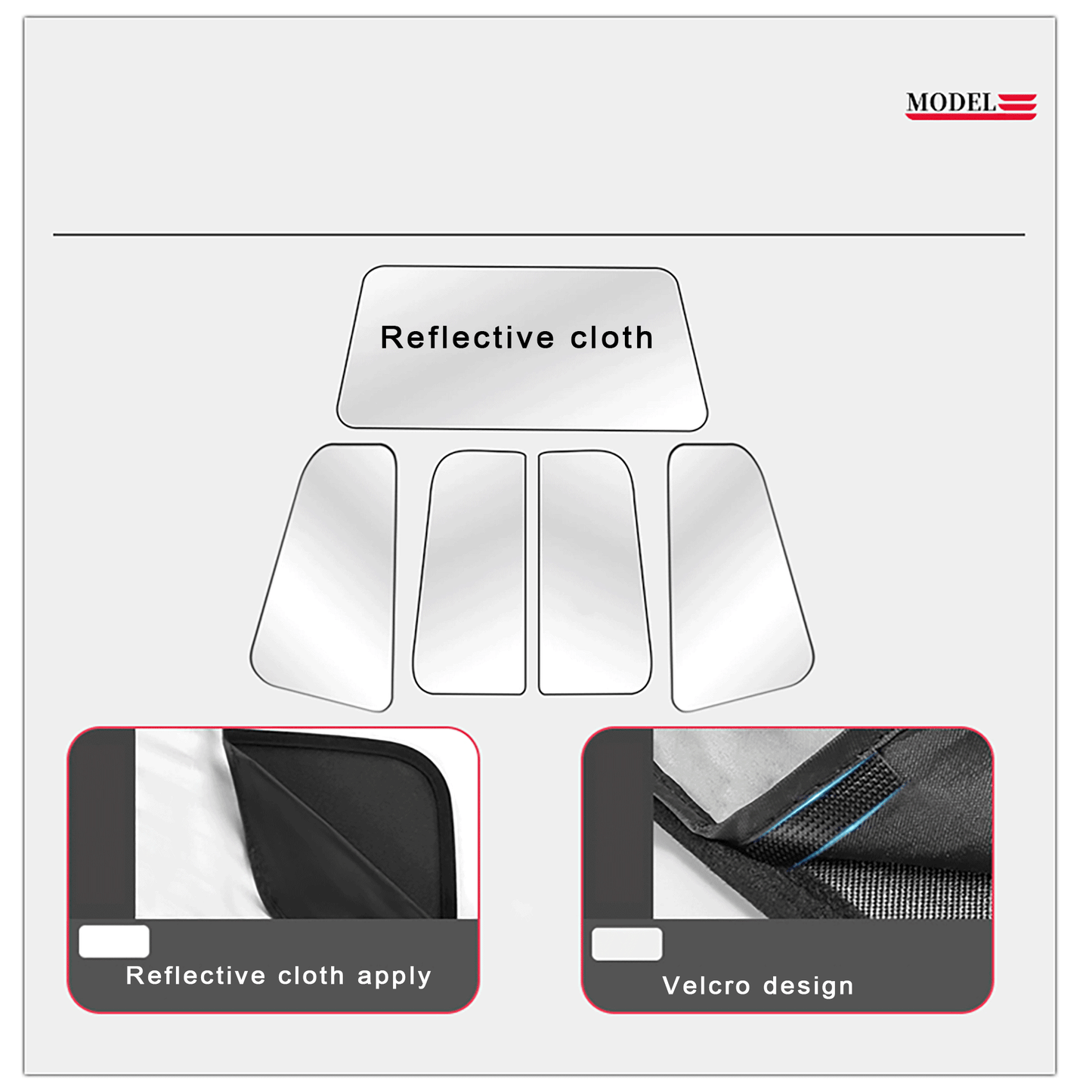 Roof Sunshade For Tesla Model X