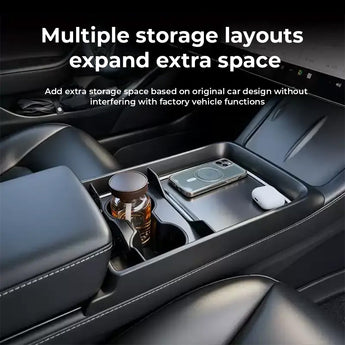 TPE Center Console Organizer Frame for 2017-2024 Model 3/Y