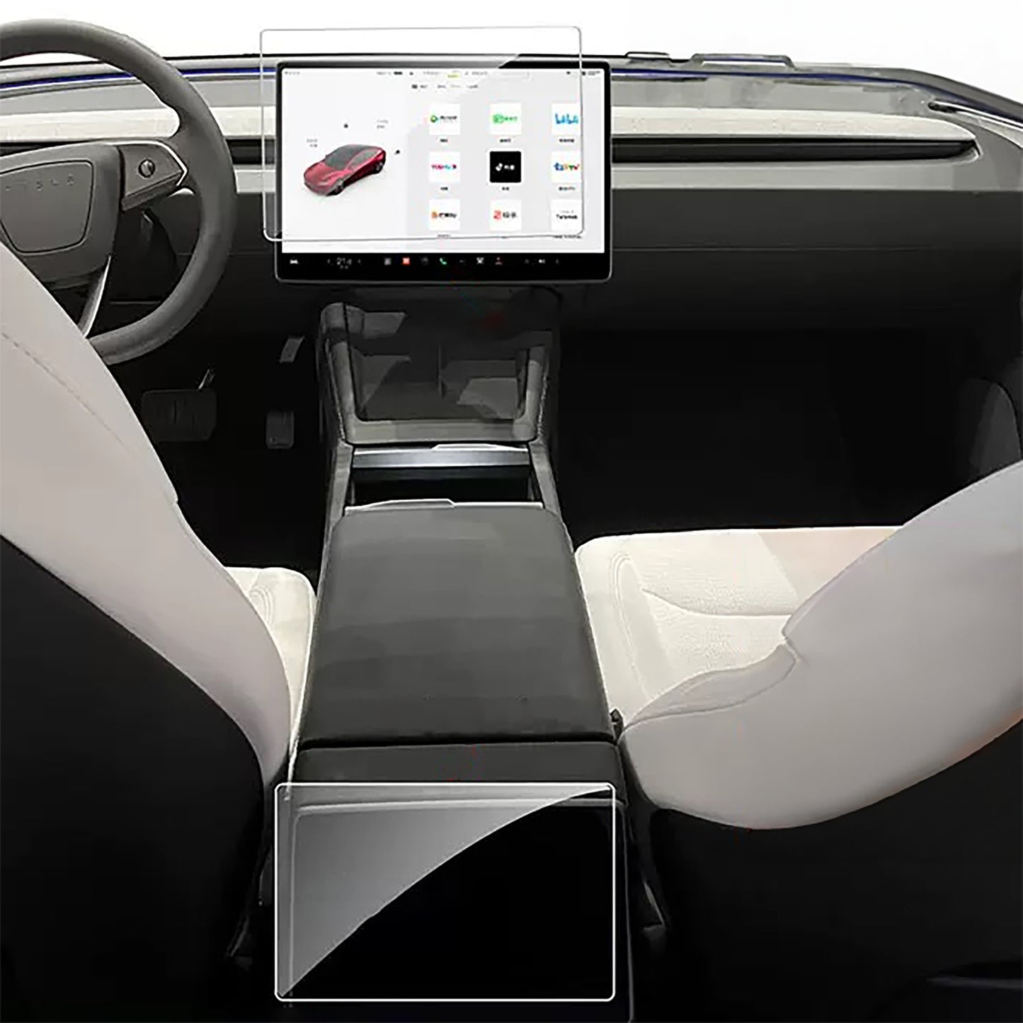 Tempered Glass Screen Protector For New Model 3 Highland 2023+