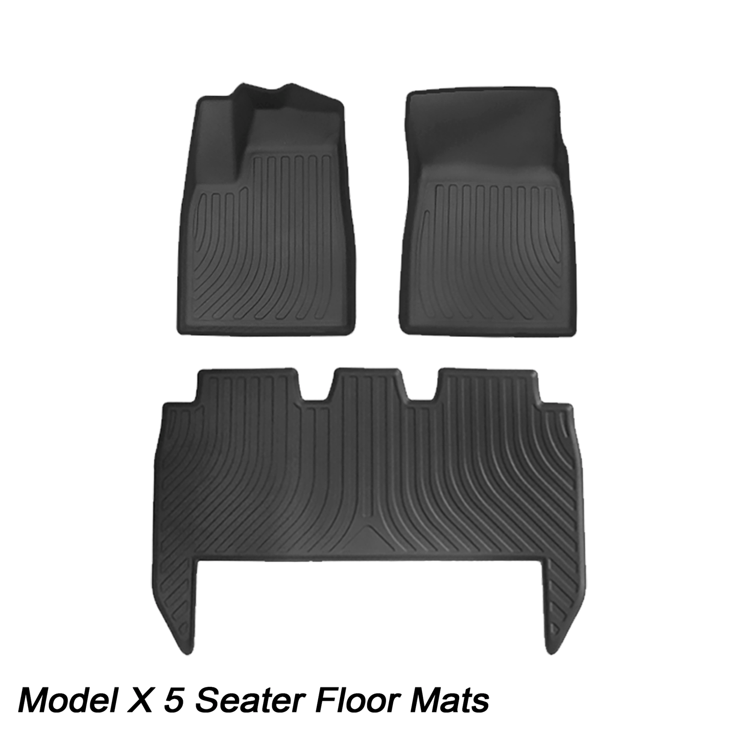 2021-2023 All Weather Floor Mats For Model X (5 Seater)