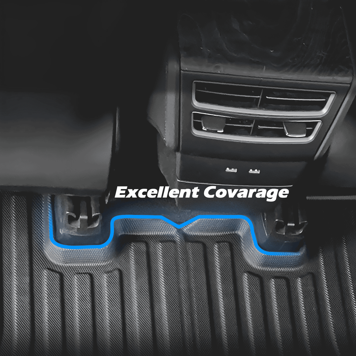 2021-2023 All Weather Floor Mats For Model X ( 7 Seater)