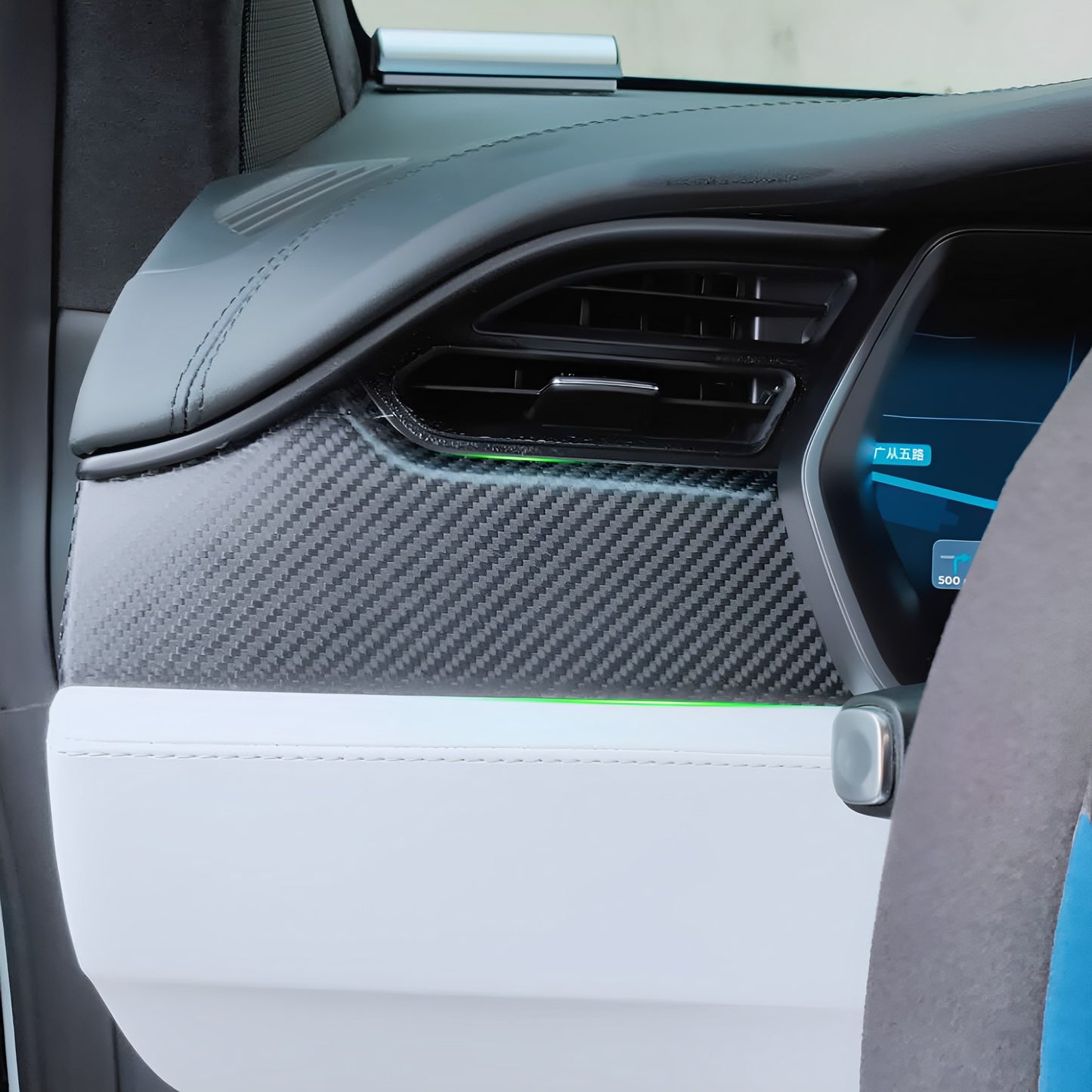 Real Carbon Fiber Dashboard Cover for Tesla Model S/X