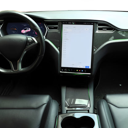 Real Carbon Fiber Dashboard Cover for Tesla Model S/X
