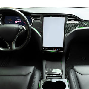 Real Carbon Fiber Dashboard Cover for Tesla Pre-Refresh Model S/X