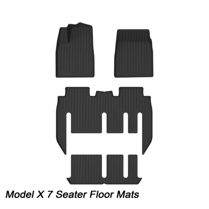 2021-2023 All Weather Floor Mats For Model X ( 7 Seater)