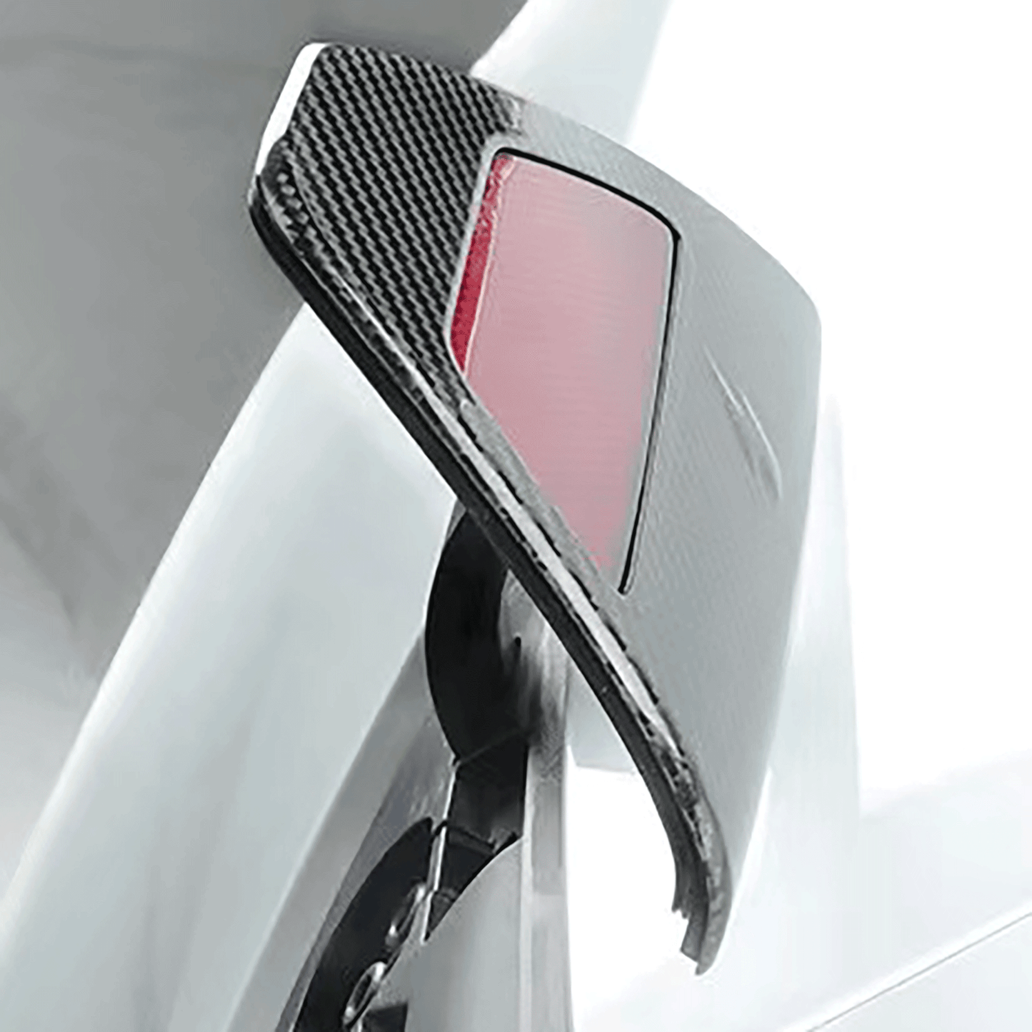 Carbon Fiber Charging Port Panel Trim Cover For Tesla Model 3 & Y