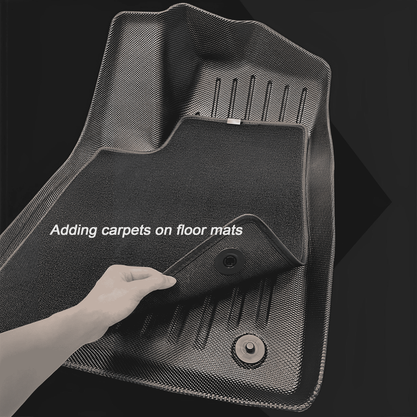 2021-2023 All Weather Floor Mats For Model X ( 7 Seater)