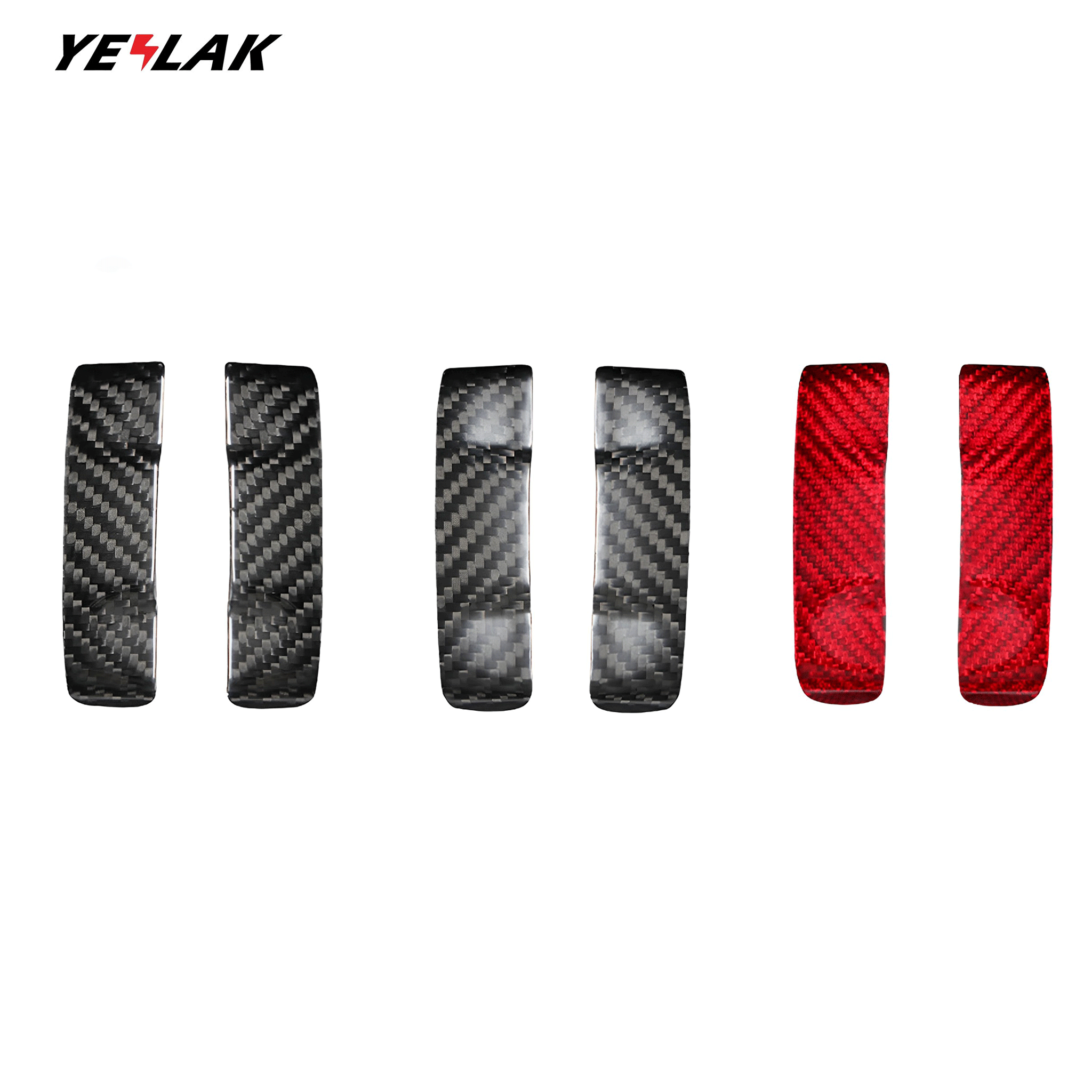 Real Carbon Fiber Seat Belt Cover For Tesla Model 3 & Model 3 Highland & Model Y