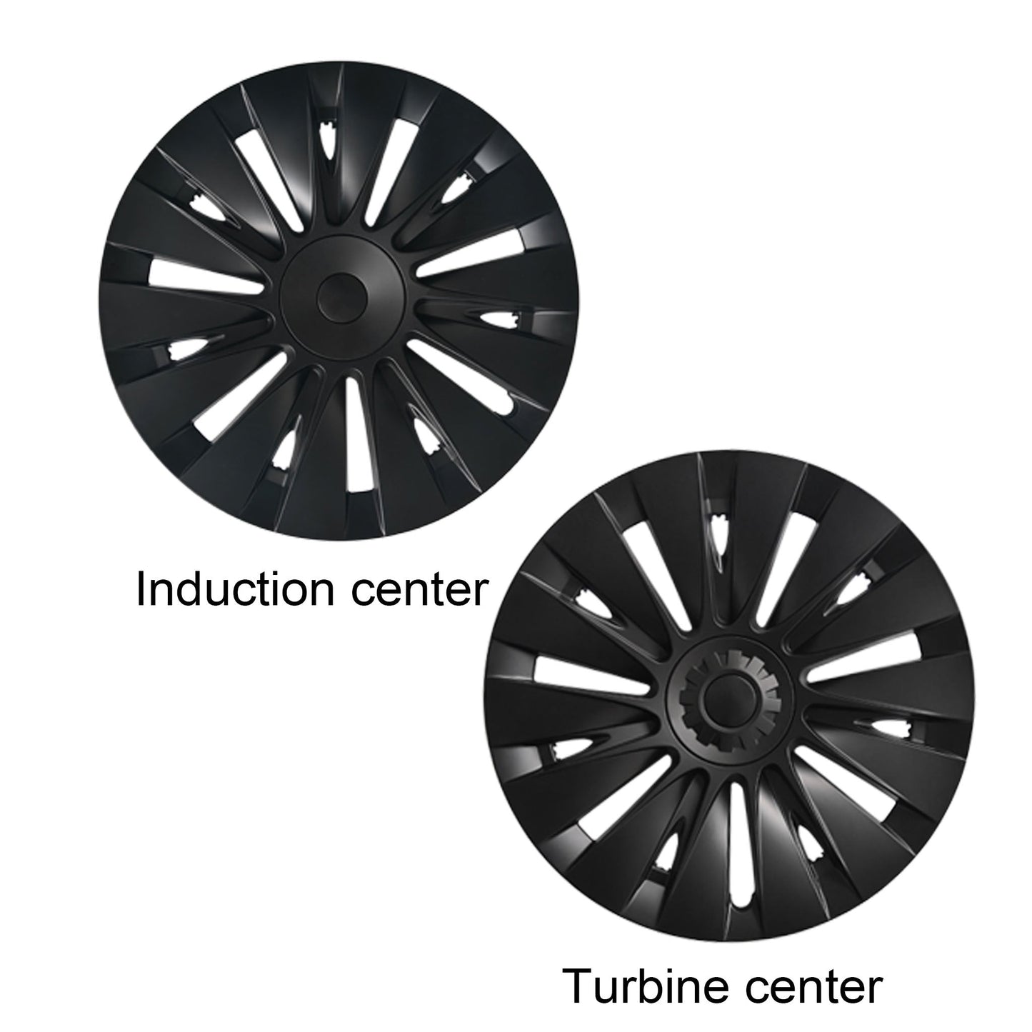 Induction Style Hubcaps For Tesla Model Y 19 '' Gemini Wheels-Yeslak